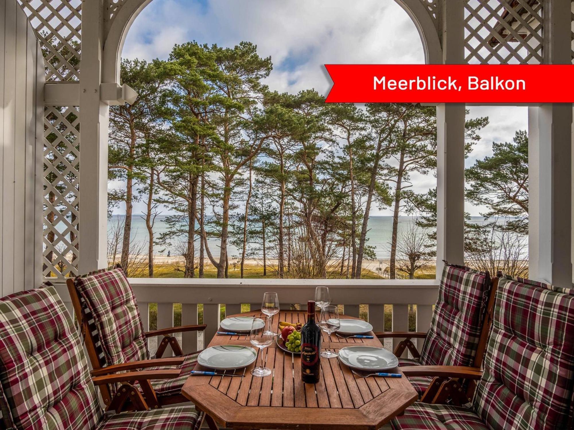 Apartment Strandidyll 6, Balkon Mit Meerblick
